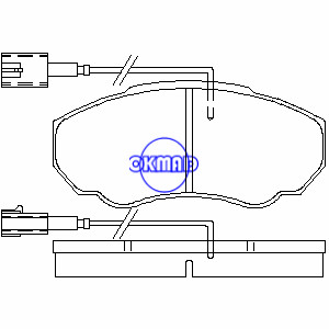 CITROEN JUMPER FIAT DUCATO PEUGEOT BOXER Box Bus Platform/Chassis FIAT Ducato Brake pad FMSI:8318-D1198 OEM:4252.43 FDB1478 GDB1517 WVA:23917 23918 23859, FF1478